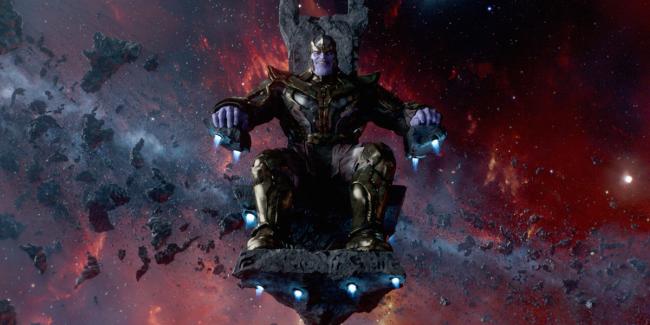 Thanos in Guardians of the Galaxy