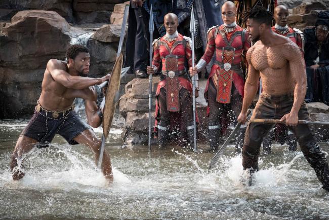 T'Challa kämpft gegen Killmonger