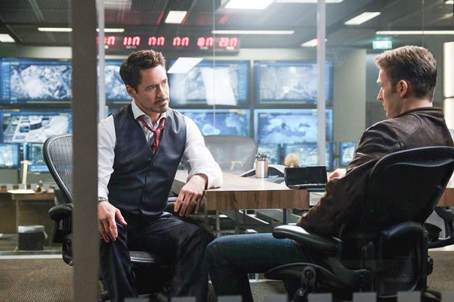 Captain America: Civil War Stark und Rogers