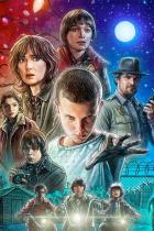 Stranger Things: Poster zu Staffel 2 im Stil von Die Goonies