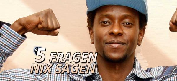 5 Fragen nix sagen mit Edi Gathegi