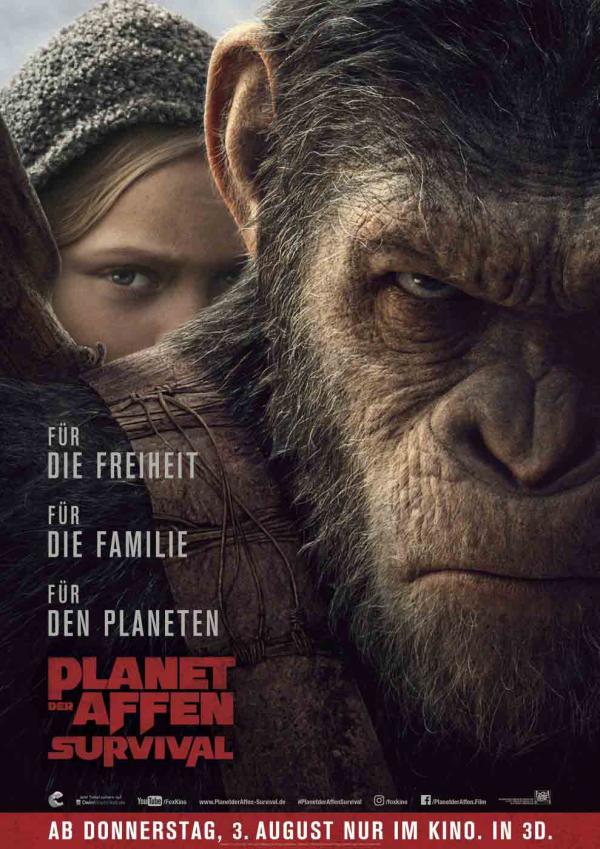 Planet der Affen: Survival - Teaser-Poster