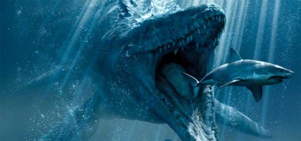 Mosasaurus in Jurassic World