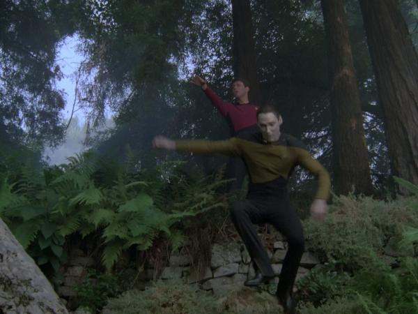 Stuntman für Data in TNG für die Episode Mission at Farpoint